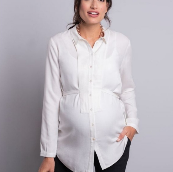 Seraphine work edit maternity shirt - Picture 2 of 7